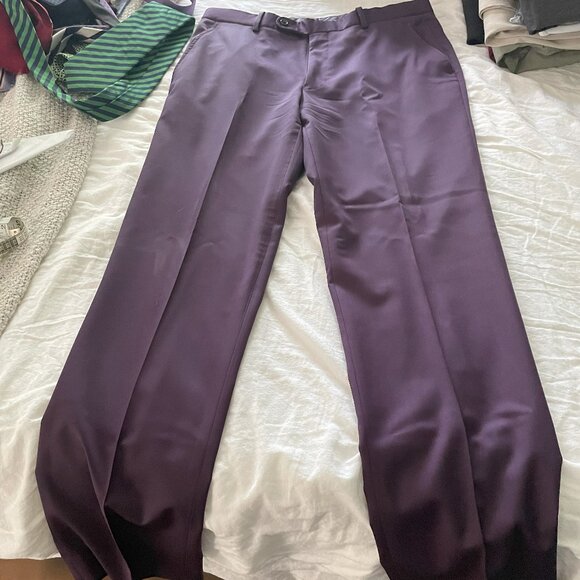 Men's Alton Lane Maroon Dress Pants - Picture 1 of 6